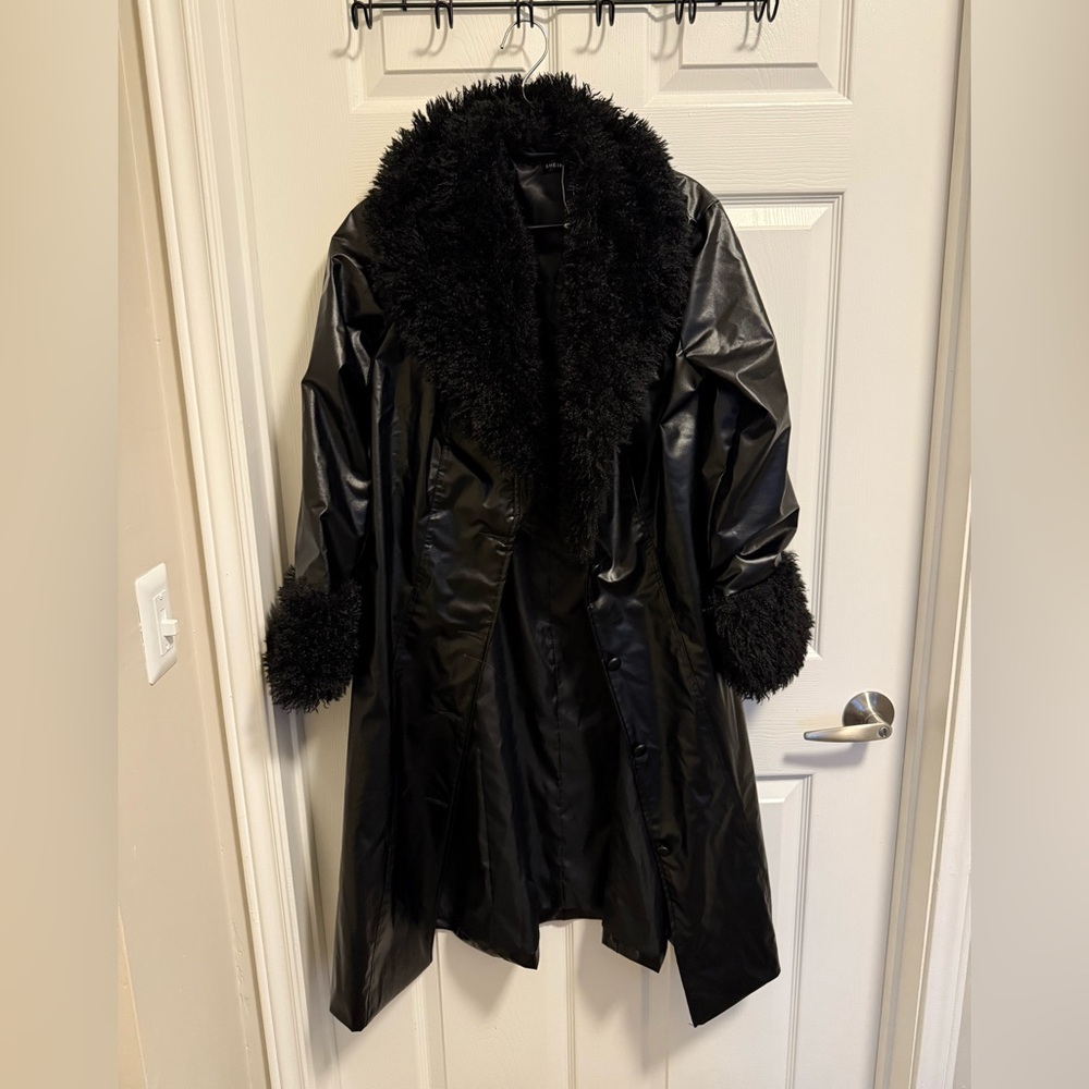 Faux leather Coat
